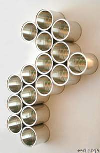 tin can wall organizer