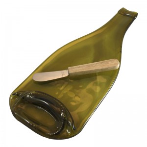 Wine Bottle Cheese Platter - Multiple Colors