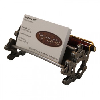 Bike Rim Biz Card Holder