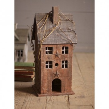 Wooden House with Vines