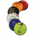 Set of 6 Record Coasters