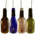 Wine Bottle Wire Lantern