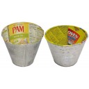 Round Tin Planters Set