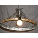 Spiraled Rim Hanging Light