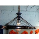 Spiraled Rim Hanging Light