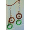 Cascading Beer Bottle Earrings