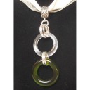 Double Wine Bottle Pendant