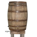 Oak Wooden Rain Barrel