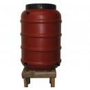 50 Gallon Rain Barrel - Burnt Orange