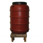 50 Gallon Rain Barrel - Burnt Orange