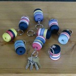 Flip Flop Floating Key Chain