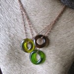 Wine & Beer Triple Chain Necklace