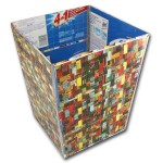 Woven Tin Wastebasket