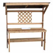 Potting Bench with Roof