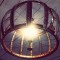 Bike Rim Chandelier