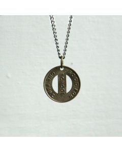 Lunch Token Necklace