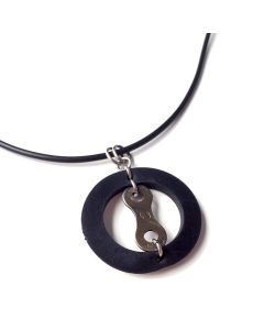 Chain Plate Wheel Necklace #1