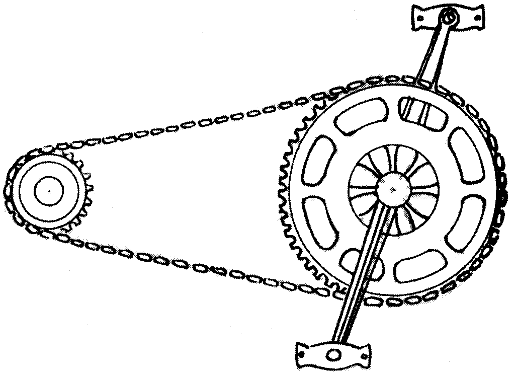 Bike Chain Illustration Bike Chain Illustration